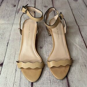 Loeffler Randall EMI Scalloped Block Heel Sandal